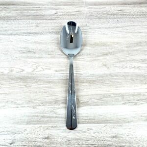 Stainless by Imperial Starburst Pattern Serving Spoon Silverware Flatware